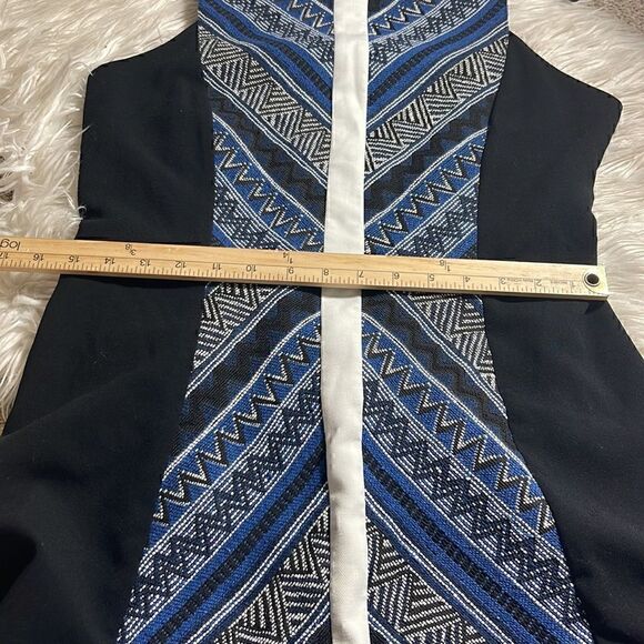 Adelyn Rae Dress Womens Size large sheath cotton Blend Sleeveless embroidered - Picture 9 of 13